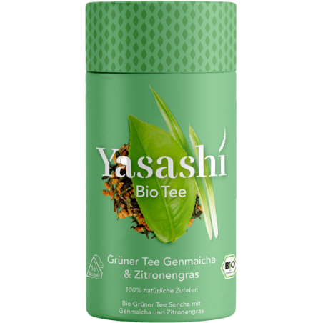 YASASHI GREEN TEA GENMAICHA & LEMONGRASS 16x1,75g