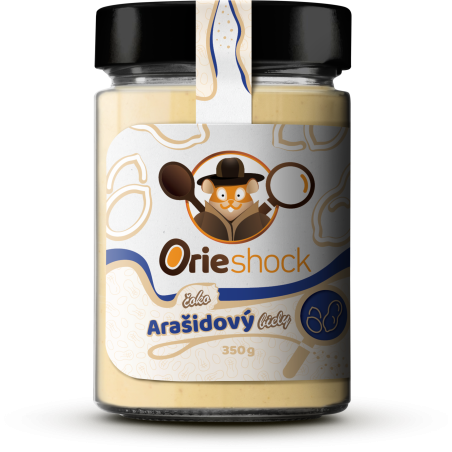 ORIESHOCK ČOKO ARAŠIDOVÝ BIELY 350 g