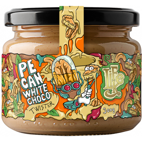 PECAN WHITE CHOCOLATE TWISTER 300 g