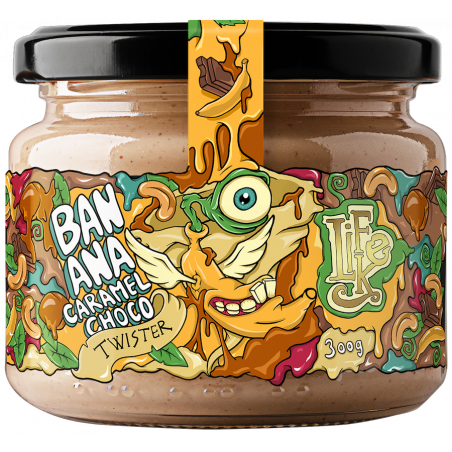 BANANA CARAMEL CHOCO TWISTER 300 g