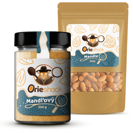 Orieshock Mandľový 350 g + Orieshock Mandle 250 g